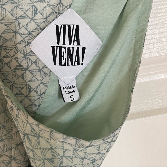 Mint green button up mini dress - Picture 2 of 10